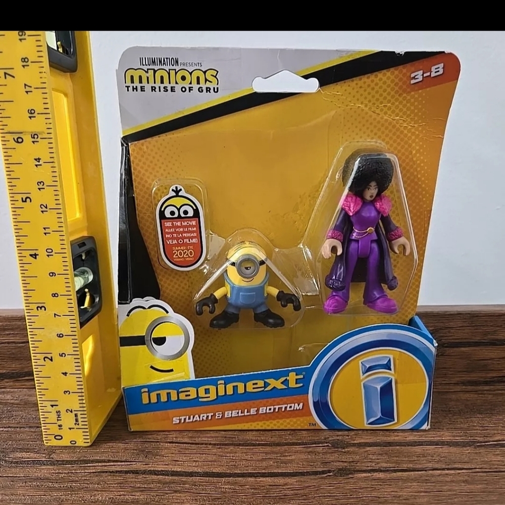 Imaginext Minions The Rise of Gru: Stuart & Belle Bottom Figure Set